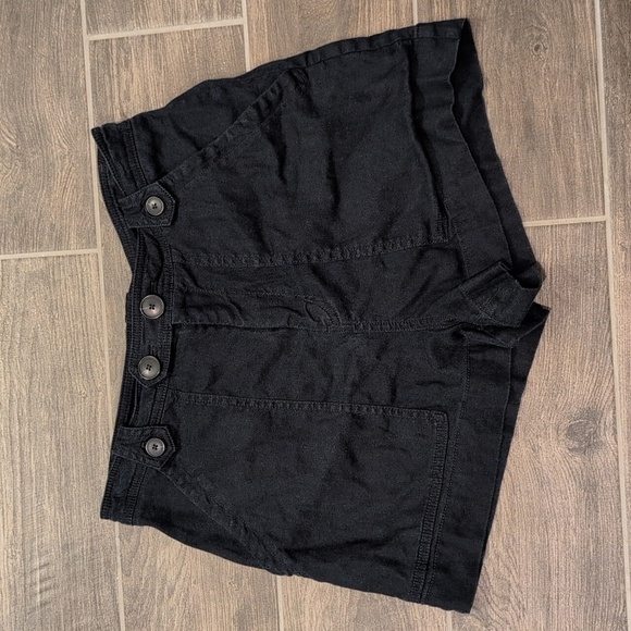 Anthropologie Maeve Navy High Rise A-line Shorts - Picture 5 of 10